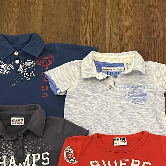 Lot of 12 Boys Designer Shirts Size 12 Months NWT / EUC